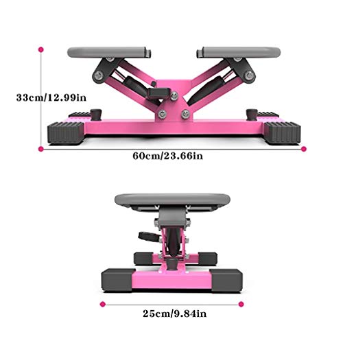 LDDLDG Stepper Mini Stepper, interruptor de pie multifunción para el hogar, Hydraulic Mute Stepper, pierna brazo muslo deporte Fitness Ganzkörperübung pequeño y compacto