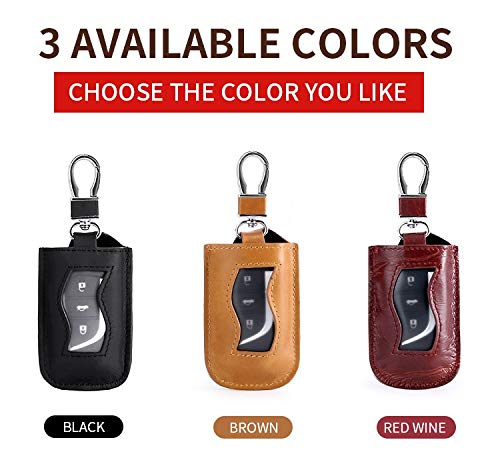 Ldwxxx Coche del Cuero de la Vendimia de Cuero de Vaca Hombres y Mujeres del Caso dominante Remiendo de la Raya de RFID Bolsa de Cuero Clave (Color : Burgundy) Ldwxxx Coche del Cuero de la Vendimia de Cuero de Vaca Hombres y Mujeres del Caso dominante Remiendo de la Raya de RFID Bolsa de Cuero Clave (Color : Burgundy)
