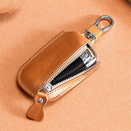 Ldwxxx Coche del Cuero de la Vendimia de Cuero de Vaca Hombres y Mujeres del Caso dominante Remiendo de la Raya de RFID Bolsa de Cuero Clave (Color : Burgundy) Ldwxxx Coche del Cuero de la Vendimia de Cuero de Vaca Hombres y Mujeres del Caso dominante Remiendo de la Raya de RFID Bolsa de Cuero Clave (Color : Burgundy)