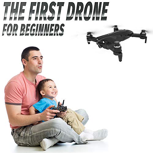 le-idea Drone con Camara HD,4K Drones con Camara Profesional Estabilizador GPS, 5G WiFi FPV Drone Tiempo Real, Largo Tiempo de Vuelo Drone 16 Minutos Drone Plegable RC【Actualizar IDEA21】