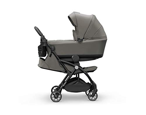 Leclerc Baby - Silla de paseo para bebé Gris - Capazo de paseo para bebé ultraligero y compacto - De 0 a 6 meses (10kg)