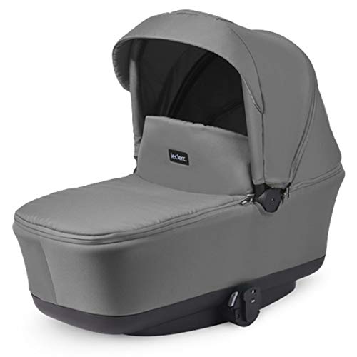 Leclerc Baby - Silla de paseo para bebé Gris - Capazo de paseo para bebé ultraligero y compacto - De 0 a 6 meses (10kg)