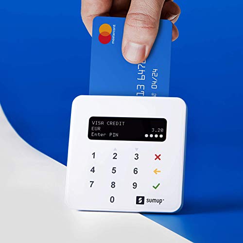 Lector De Tarjetas Portátil Sumup Air-Pago con Tarjeta De Débito, Crédito, Apple, Google Pay y más- Terminal Móvil con Tecnología RFID NFC- Pago con Solo Acercar Su Tarjeta-Teléfono O Chip & Pin Lector De Tarjetas Portátil Sumup Air-Pago con Tarjeta De Débito, Crédito, Apple, Google Pay y más- Terminal Móvil con Tecnología RFID NFC- Pago con Solo Acercar Su Tarjeta-Teléfono O Chip & Pin