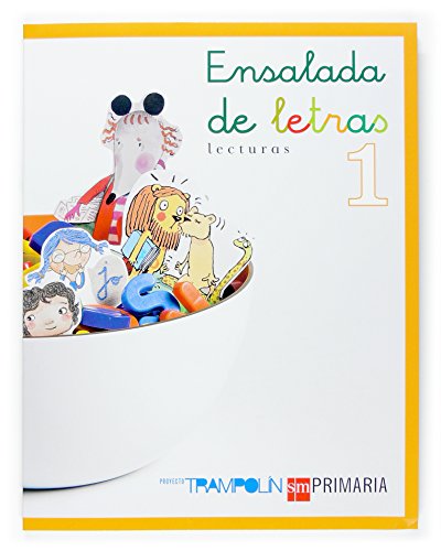 Lecturas: Ensalada de letras. 1 Primaria. Trampolín - 9788467511987