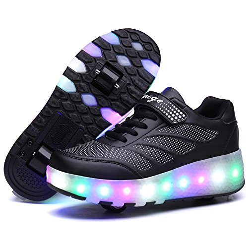 Led Luces Zapatos con Ruedas Dobles para Pequeños Niños y Niña Automática Calzado de Skateboarding Deportes de Exterior Patines en Línea Brillante Mutilsport Aire Libre y Deporte Gimnasia Zapatillas Led Luces Zapatos con Ruedas Dobles para Pequeños Niños y Niña Automática Calzado de Skateboarding Deportes de Exterior Patines en Línea Brillante Mutilsport Aire Libre y Deporte Gimnasia Zapatillas