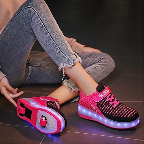 Led Luces Zapatos con Ruedas para Pequeños Niño y Niña Automática Calzado de Skateboarding Deportes de Exterior Patines en Línea Brillante Mutilsport Aire Libre y Deporte Gimnasia Running Zapatillas