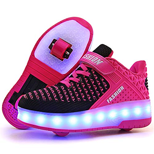 Led Luces Zapatos con Ruedas para Pequeños Niño y Niña Automática Calzado de Skateboarding Deportes de Exterior Patines en Línea Brillante Mutilsport Aire Libre y Deporte Gimnasia Running Zapatillas