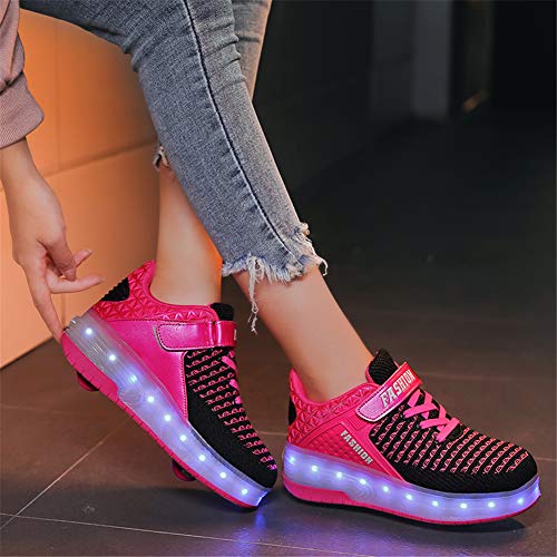 Led Luces Zapatos con Ruedas para Pequeños Niño y Niña Automática Calzado de Skateboarding Deportes de Exterior Patines en Línea Brillante Mutilsport Aire Libre y Deporte Gimnasia Running Zapatillas