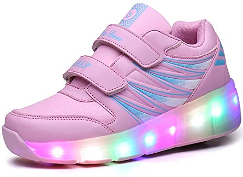 Led Luces Zapatos con Ruedas para Pequeños Niños y Niña Automática Calzado de Skateboarding Deportes de Exterior Patines en Línea Brillante Mutilsport Aire Libre y Deporte Gimnasia Running Zapatillas