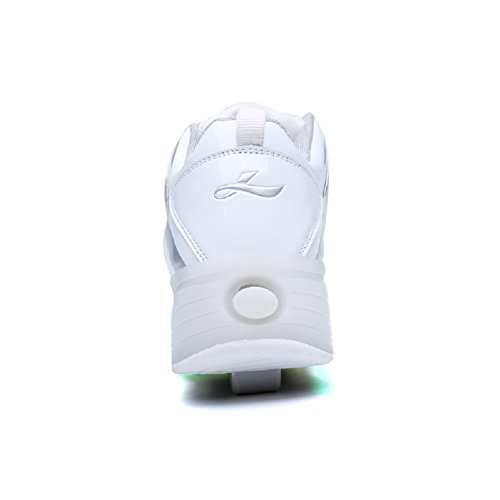 Led Luces Zapatos con Ruedas para Pequeños Niños y Niña Automática Calzado de Skateboarding Deportes de Exterior Patines en Línea Brillante Mutilsport Aire Libre y Deporte Gimnasia Running Zapatillas