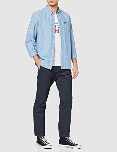 Lee Extreme Motion Chino Pantalones, Navy, 29W / 30L para Hombre Lee Extreme Motion Chino Pantalones, Navy, 29W / 30L para Hombre