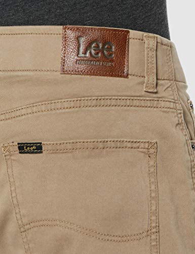 Lee Extreme Motion Straight Pantalones, Cougar, 29W / 30L para Hombre