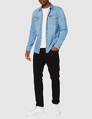 Lee Western Shirt Camisa, Frost Blue, Small para Hombre Lee Western Shirt Camisa, Frost Blue, Small para Hombre