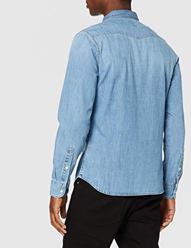 Lee Western Shirt Camisa, Frost Blue, Small para Hombre Lee Western Shirt Camisa, Frost Blue, Small para Hombre