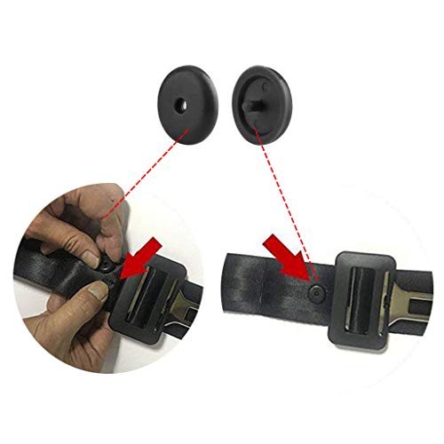 LEEQ 15 juegos de botones de tope para cinturón de seguridad, hebilla antideslizante, no requiere soldadura, con mango de madera para cargar y descargar LEEQ 15 juegos de botones de tope para cinturón de seguridad, hebilla antideslizante, no requiere soldadura, con mango de madera para cargar y descargar