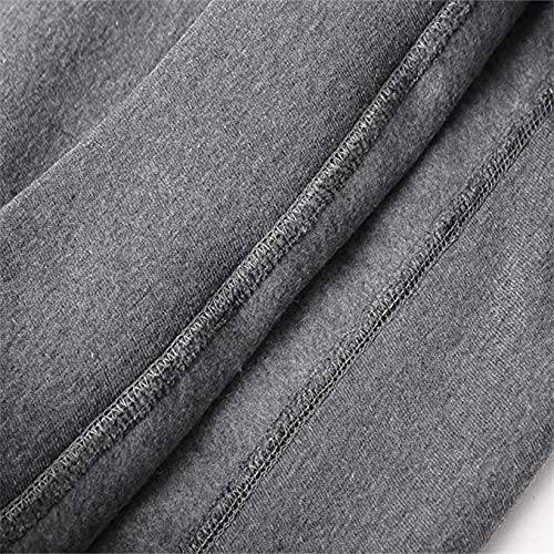 LeerKing Joggers Pantalones Deportivos para Hombre y Niños Pantalones de Chándal Ajustados con Cordón para Gimnasio Fitness Running Ciclismo Senderismo y Ropa de Hogar, Gris Oscuro M