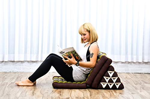 Leewadee colchón Plegable con Tres segmentos – Futón con cojín Hecho a Mano de kapok ecológico, colchoneta tailandesa, 170 x 53 cm, marrón Verde Leewadee colchón Plegable con Tres segmentos – Futón con cojín Hecho a Mano de kapok ecológico, colchoneta tailandesa, 170 x 53 cm, marrón Verde