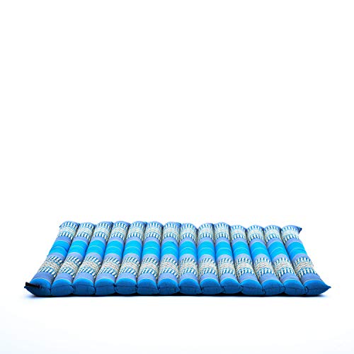 Leewadee colchoneta de meditación Zabuton – Cojín de Suelo Cuadrado, Asiento tailandés de Yoga Hecho de kapok ecológico, 69 x 78 cm, Azul Claro Leewadee colchoneta de meditación Zabuton – Cojín de Suelo Cuadrado, Asiento tailandés de Yoga Hecho de kapok ecológico, 69 x 78 cm, Azul Claro