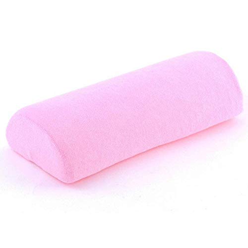 LEEYYO Almohada de espuma viscoelástica rosa para cuello, espalda, columna lumbar, rodilla y alivio del dolor de media luna