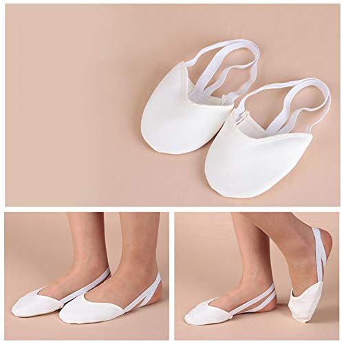 Leezo Duraderas zapatillas de ballet de lona con media suela para gimnasia rítmica para niñas y mujeres, color Multicolor, talla Talla L Leezo Duraderas zapatillas de ballet de lona con media suela para gimnasia rítmica para niñas y mujeres, color Multicolor, talla Talla L