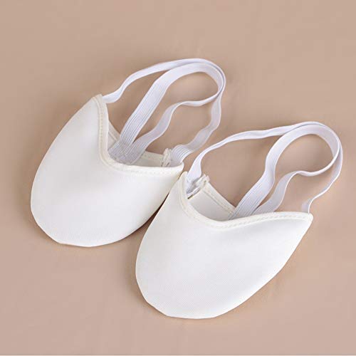 Leezo Duraderas zapatillas de ballet de lona con media suela para gimnasia rítmica para niñas y mujeres, color Multicolor, talla Talla L Leezo Duraderas zapatillas de ballet de lona con media suela para gimnasia rítmica para niñas y mujeres, color Multicolor, talla Talla L