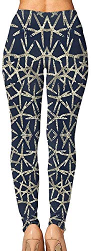 Leggings de Entrenamiento Deportivo con pantalón de Yoga Starfish Indigo 90 Degree Womens Compression Workout Leggings