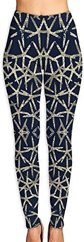 Leggings de Entrenamiento Deportivo con pantalón de Yoga Starfish Indigo 90 Degree Womens Compression Workout Leggings