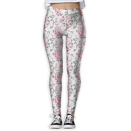 Leggings de Entrenamiento Deportivo con pantalón de Yoga Vintage Rose Provide Women with High-Waisted, Leggings de Yoga para Gimnasio Ultra Suaves y livianos