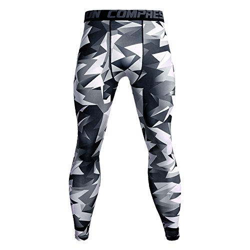 Leggings deporte hombre,Chándal de Hombres Impresión Deportivos Running Pants Jogging Pantalon Fitness Gym Slim Fit Pantalones Largos Mallas de Entrenamiento para Hombres para el Gimnasio Yoga Deporte