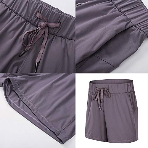 Leggings Deportivos Pantalones Pantalones Cortos De Yoga con Control De Barriga Capris para Mujeres con Bolsillos para El Teléfono Pantalones Cortos Deportivos para Correr