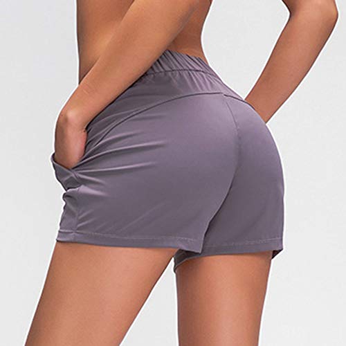 Leggings Deportivos Pantalones Pantalones Cortos De Yoga con Control De Barriga Capris para Mujeres con Bolsillos para El Teléfono Pantalones Cortos Deportivos para Correr