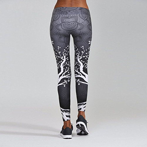 Leggings Deportivos para Mujeres Damas Niñas Malla Pantalones Capris Pantalones Medias Elásticas Skinny Slim Yoga Gym Workout Entrenamiento Físico Athletic