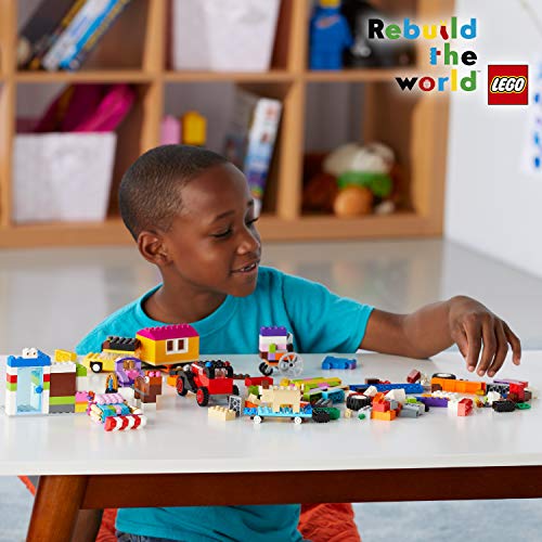 LEGO 10715 Classic Ladrillos Sobre Ruedas, Juguete de Construcción Educativo y Divertido para Niñas y Niños