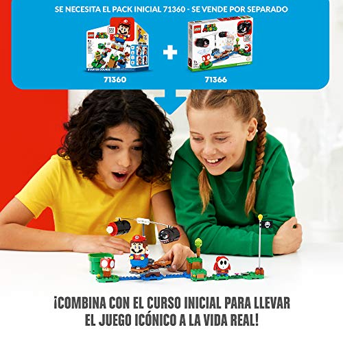 LEGO 71366 Super Mario Set de Expansión: Avalancha de Bill Balazos, Juguete de Construcción