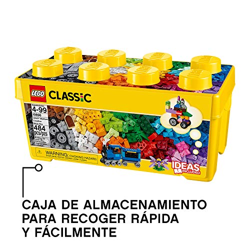 LEGO Classic - Caja de ladrillos Creativos, Set de Construcción con ladrillos de colores (10696)