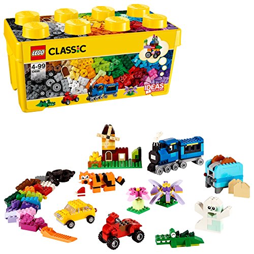 LEGO Classic - Caja de ladrillos Creativos, Set de Construcción con ladrillos de colores (10696)
