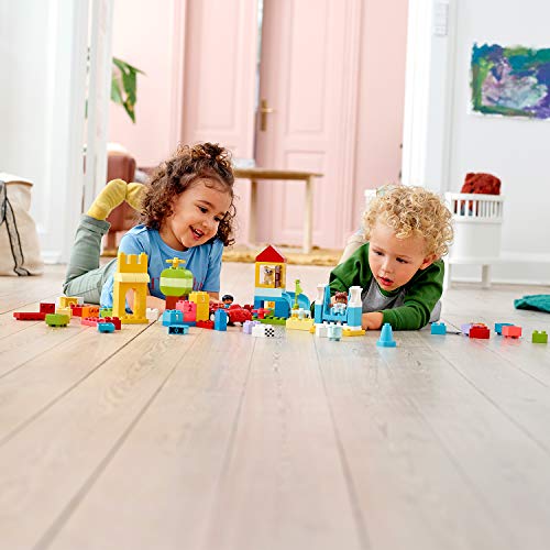 LEGO DUPLO Classic - Caja de Ladrillos Deluxe, Set de Construcción con Caja de Almacenaje, Juguete de Iniciación en LEGO, Recomendado a Partir de 18 Meses (10914) , color/modelo surtido LEGO DUPLO Classic - Caja de Ladrillos Deluxe, Set de Construcción con Caja de Almacenaje, Juguete de Iniciación en LEGO, Recomendado a Partir de 18 Meses (10914) , color/modelo surtido