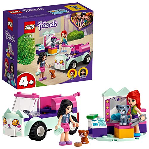 LEGO Friends 41439 Peluquería Felina Móvil, Set de Construcción con Gatitos, Juguete para Niños y Niñas a Partir de 4 Años