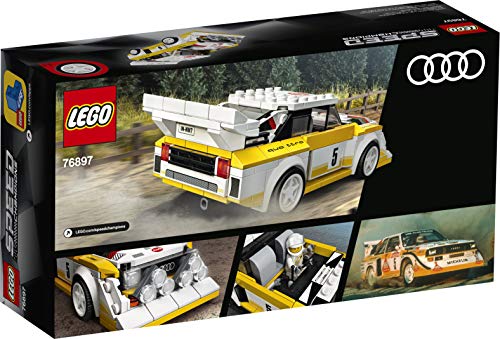 LEGO Speed Champions - 1985 Audi Sport quattro S1, Juego de Construcción de Coche de Carreras de Juguete, Incluye Minifigura del Conductor (76897) LEGO Speed Champions - 1985 Audi Sport quattro S1, Juego de Construcción de Coche de Carreras de Juguete, Incluye Minifigura del Conductor (76897)