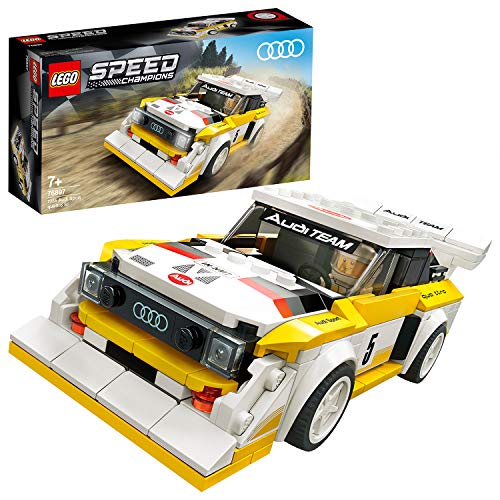 LEGO Speed Champions - 1985 Audi Sport quattro S1, Juego de Construcción de Coche de Carreras de Juguete, Incluye Minifigura del Conductor (76897) LEGO Speed Champions - 1985 Audi Sport quattro S1, Juego de Construcción de Coche de Carreras de Juguete, Incluye Minifigura del Conductor (76897)