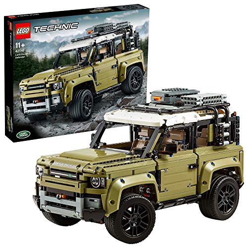 LEGO Technic - Land Rover Defender, Juguete de Construcción de Coche 4x4, Maqueta del Nuevo Modelo de Todoterreno (42110)