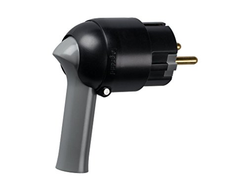 legrand 050176 Enchufe con Cabezal orientable, 230 V, Negro