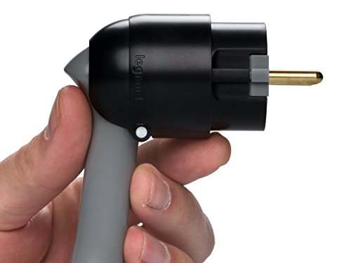 legrand 050176 Enchufe con Cabezal orientable, 230 V, Negro legrand 050176 Enchufe con Cabezal orientable, 230 V, Negro