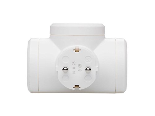 Legrand, 050662 Adaptadores - Adaptador triple con entrada lateral, enchufe en color blanco, potencia máxima de este ladron es de 3680 W, 10/16 A a 230 Voltios Legrand, 050662 Adaptadores - Adaptador triple con entrada lateral, enchufe en color blanco, potencia máxima de este ladron es de 3680 W, 10/16 A a 230 Voltios