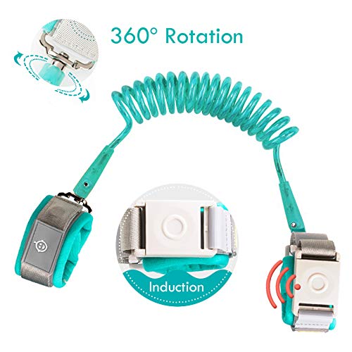 Lehoo Castle Correa para Niños Antiperdida, Arnés de Seguridad para Niños con Bloqueo de Inducción, Correa de Seguridad para Niños, Anti muñeca perdida enlace para niños Lehoo Castle Correa para Niños Antiperdida, Arnés de Seguridad para Niños con Bloqueo de Inducción, Correa de Seguridad para Niños, Anti muñeca perdida enlace para niños
