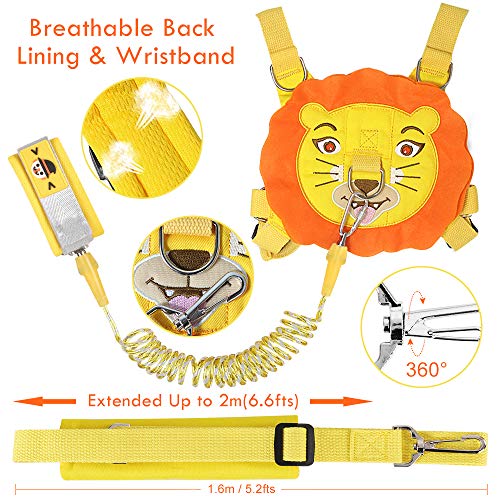 Lehoo Castle Correa para Niños Seguridad, 2-en-1 Ajustable Arnés de Bebe, Correa para Niños Antiperdida Arnes Niños, Arnés de Seguridad para Caminar Niños Lehoo Castle Correa para Niños Seguridad, 2-en-1 Ajustable Arnés de Bebe, Correa para Niños Antiperdida Arnes Niños, Arnés de Seguridad para Caminar Niños