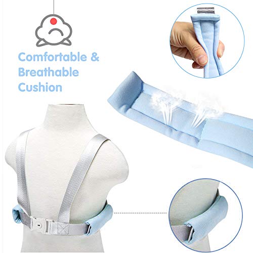Lehoo Castle Correa para Niños Seguridad, 2-en-1 Ajustable Arnés de Bebe, Correa para Niños Antiperdida Arnes Niños, Arnés de Seguridad para Caminar Niños, Azul Lehoo Castle Correa para Niños Seguridad, 2-en-1 Ajustable Arnés de Bebe, Correa para Niños Antiperdida Arnes Niños, Arnés de Seguridad para Caminar Niños, Azul