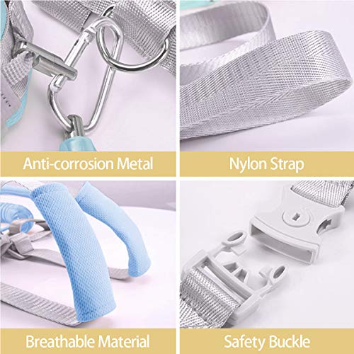 Lehoo Castle Correa para Niños Seguridad, 2-en-1 Ajustable Arnés de Bebe, Correa para Niños Antiperdida Arnes Niños, Arnés de Seguridad para Caminar Niños, Azul Lehoo Castle Correa para Niños Seguridad, 2-en-1 Ajustable Arnés de Bebe, Correa para Niños Antiperdida Arnes Niños, Arnés de Seguridad para Caminar Niños, Azul