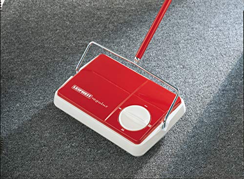 Leifheit Regulus - Rodillo Limpiador para alfombras, Color Rojo