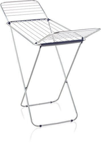 Leifheit Siena 180 - Tendedero de aluminio de metal, 177.8x54.9x94 cm, color plateado Leifheit Siena 180 - Tendedero de aluminio de metal, 177.8x54.9x94 cm, color plateado